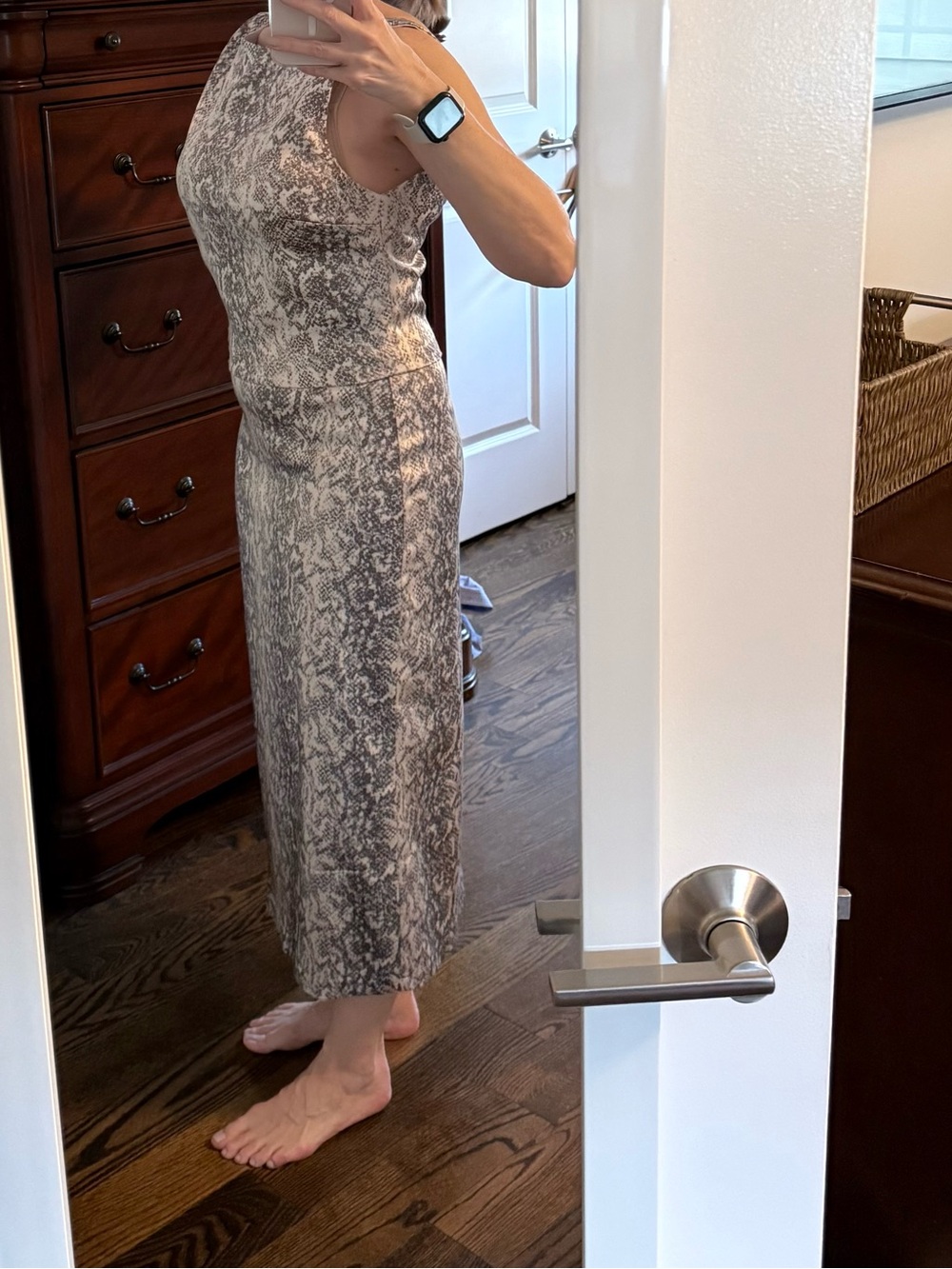 Abercrombie & Fitch Reptile Print Matching Top & Skirt